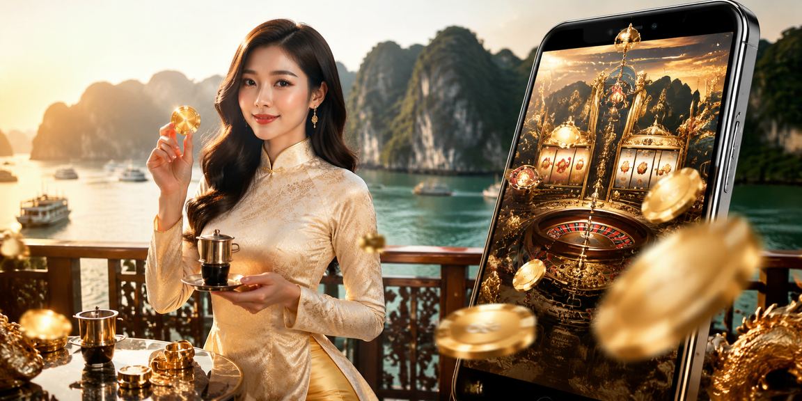 Người chơi sử dụng thiết bị di động xem phân tích tại mk7, Quảng Ninh